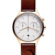 C39 Women’s chronograph watch in PVD satin gold - Image 8