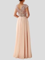 Women's Dresses V-Neck Sequin Evening Dress