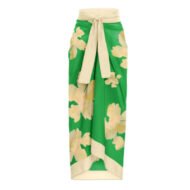 One Shoulder Printed One Piece Swimsuit and Cover Up - Image 4