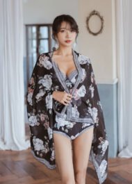 Flaxmaker 2Pack Floral Sexy One Piece Swimsuit and Cover Up - Image 12